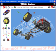 3D Kit Builder (V8 Racecar) screenshot